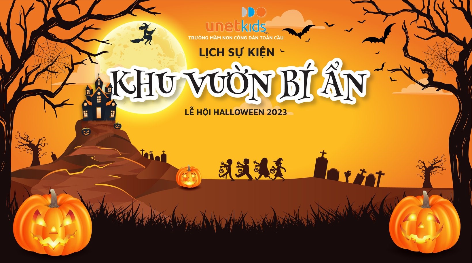 LỊCH SỰ KIỆN HALLOWEEN THÁNG 10 - CHỦ ĐỀ "KHU VƯỜN BÍ ẨN" - SECRET GARDEN